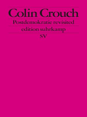 cover image of Postdemokratie revisited